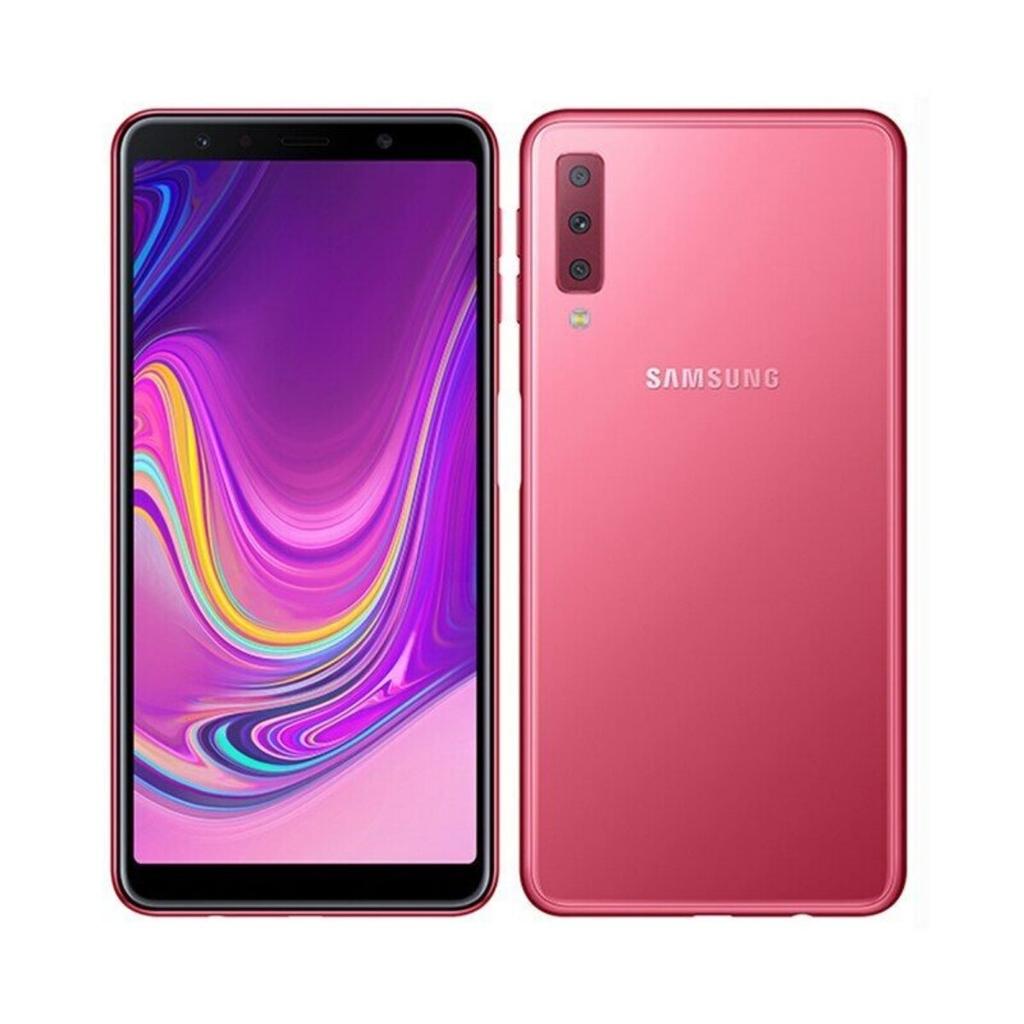Восстановленный Samsung Galaxy A7 (2018) A750F Разблокированный 24 МП 6,0'' 64 ГБ ПЗУ Две SIM-карты Оригинальный разблокированный смартфон