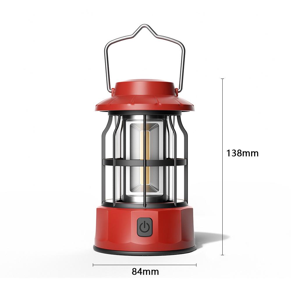 Rechargeable Retro Camping Light: Outdoor Hanging, Handheld Tent Illumination