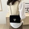 Premium Texture Black Small Square Bag Women's Summer 2025 New Trendy Fashion Shoulder Bag Texture Diamond Chain Bag
