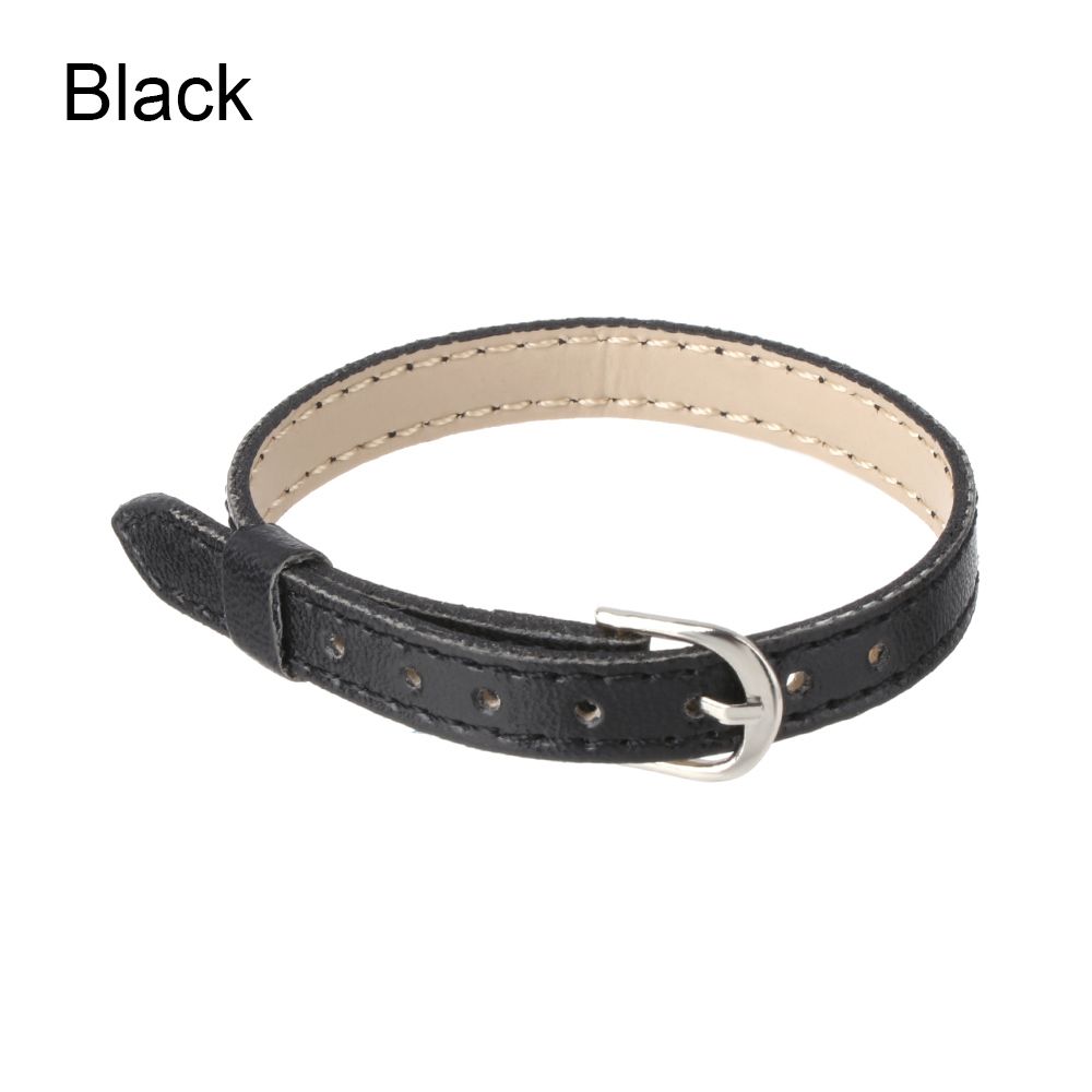 Long 22cm Width 8mm Super Mini Doll Belt Artificial leather Bjd Doll Clothes DIY Doll Accessories