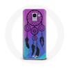 Case for Samsung Galaxy J6 2018 Dream Catcher Black Blue and Purple Background