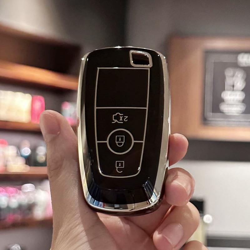 TPU Car Key Case Cover, Key Fob Cover For Ford Expedition For Mustang For Fusion For Raptor F250 F350 F450 F550 For Edge