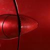 Red Carbon Fiber Exterior Door Bowl Sticker Trim For ECLIPSE 2006-2011