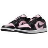 Jordan Air Jordan 1 Дышащие Низкие Винтажные Баскетбольные Кроссовки Женские Черно-Розовые IO3394-663