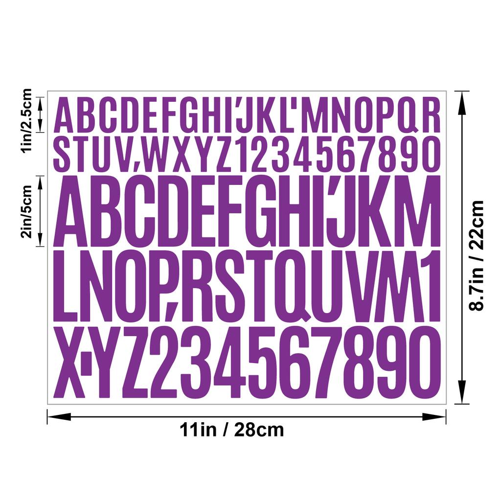 1+2 Дюймовая Наклейка с Буквами Самоклеящийся Винил Водонепроницаемая Подходит для Бутылки для Воды Ручной Скрапбук Постер Наклейка с Буквами