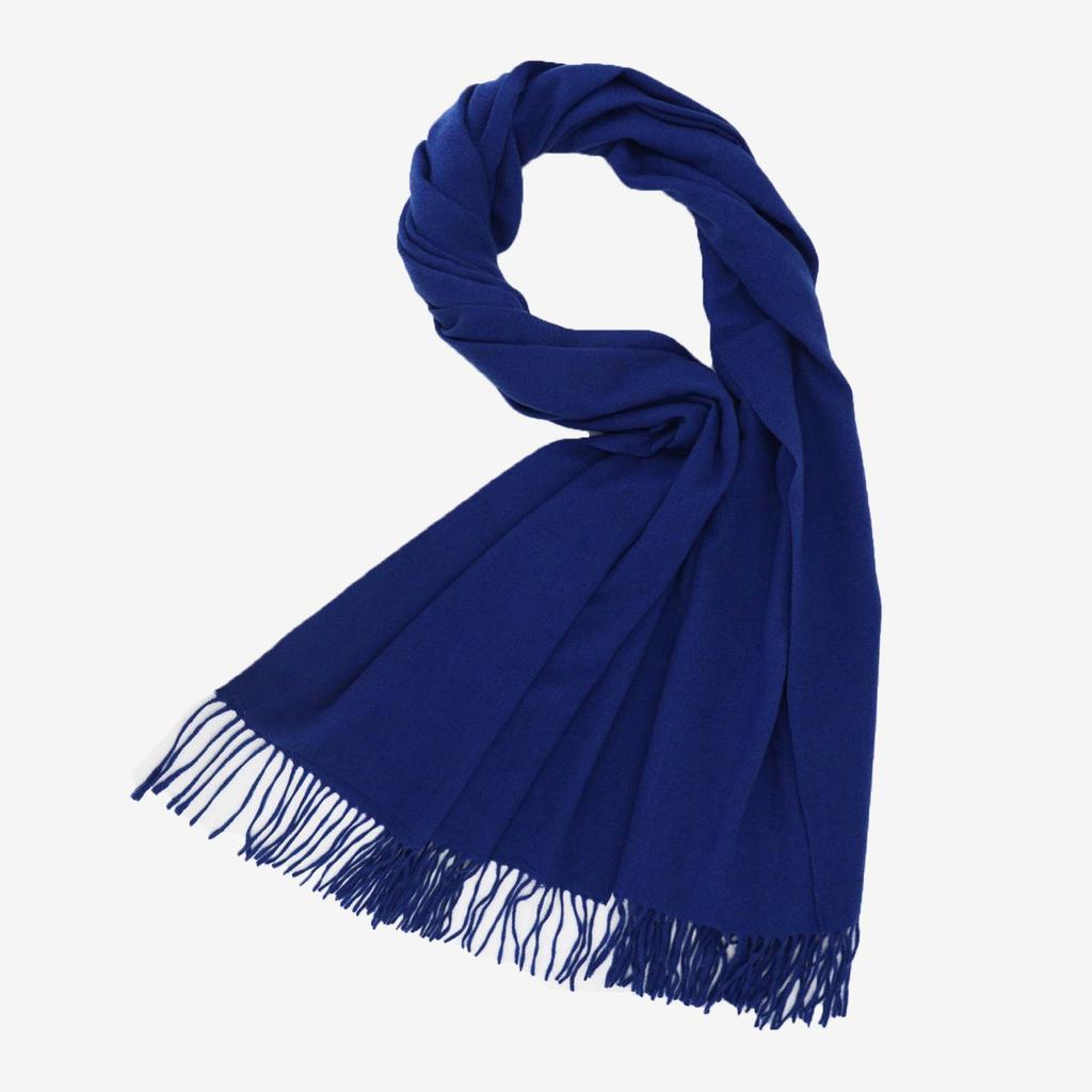 2025 Autumn/Winter New Women'S Solid Color Imitation Cashmere Scarf, High End And Versatile Scarf, Fashionable Thickened Men'S Tassel Shawl