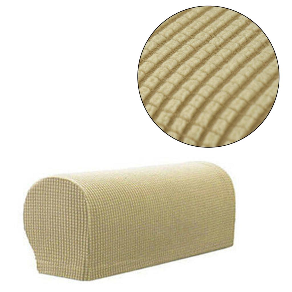 Чехлы на подлокотники, 2 шт., чехлы на подлокотники из эластичной ткани, противоскользящие чехлы для дивана, кресла, защитные чехлы для мебели для дивана с откидной спинкой