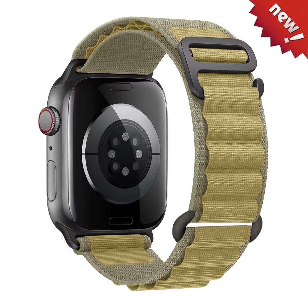 For Apple Watch Band 44mm 40mm 49mm 41mm 45mm 42mm 46mm Alpine loop bracelet correa iWatch Ultra 2 series 7 6 3 se 8 9 10 Straps