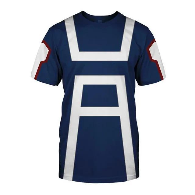 Летний круглый вырез 3D принтованный топ модные повседневные мужские спортивные футболки с коротким рукавом