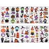 10Pcs/set Halloween Cartoon Graffiti Stickers Pumpkin Ghost Bat Spider DIY Decor Kids Birthday Party Favors Boy Girl Gifts Prize