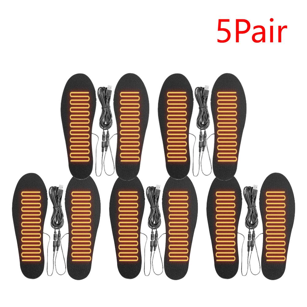 USB Электрическая грелка для ног, грелка для ног, носок-грелка, коврик, зимний, для занятий спортом на открытом воздухе, греющая стелька, зимний, теплый, для катания на лыжах, пеших прогулок