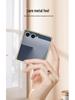 Samsung Z Flip7/6/5 Electroplated Transparent Folding Phone Case - PC Hard Shell Anti-Drop Protective Cover