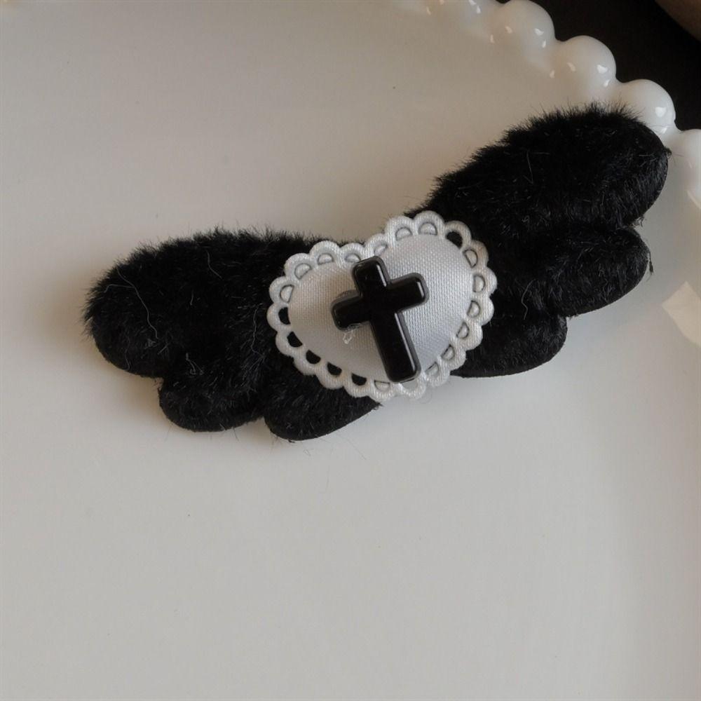 Cross Wing Sweet Cool Hair Clip Aesthetic Harajuku Bangs Duckbill Hair Accessories