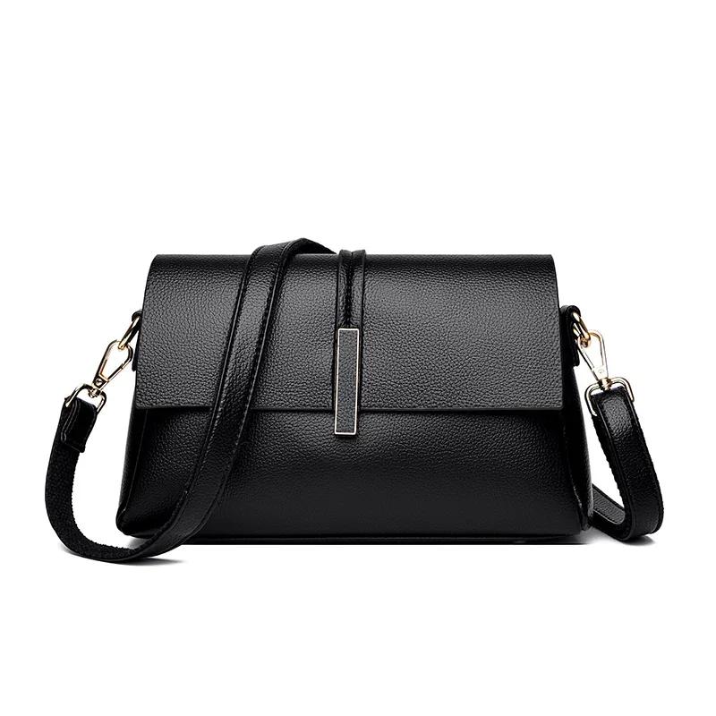 Мягкая сумка через плечо из натуральной кожи для женщин, роскошная высококачественная дизайнерская сумка-мессенджер
