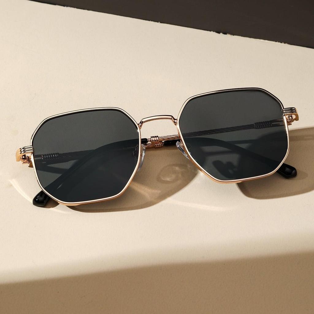 1/2 шт. Модные солнцезащитные очки унисекс в классической геометрической оправе для повседневной школьной жизни, офисной одежды, аксессуаров.