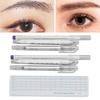 6 наборов маркеров для микроблейдинга, профессиональная подводка для бровей, маркер для татуировок, линейка позиционирования