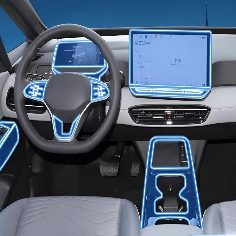 For Volkswagen ID.3 2025-2026 Car Interior Dashboard Multimedia Navigation Transparent Anti-Scratch Protection Film Modification