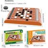 Tabletop Game Flip Black White Chess Board Touch Flip Reversi Strategy Board Game  Camping Hiking