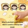 1/2PCS Cheese-like Decompression Ball Shaping Squeezing Toy ASMR Sensory Compression Ball Strong Ductility Release Pressure Gfts