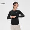 Женская бесшовная футболка с длинным рукавом KOLON SPORT
