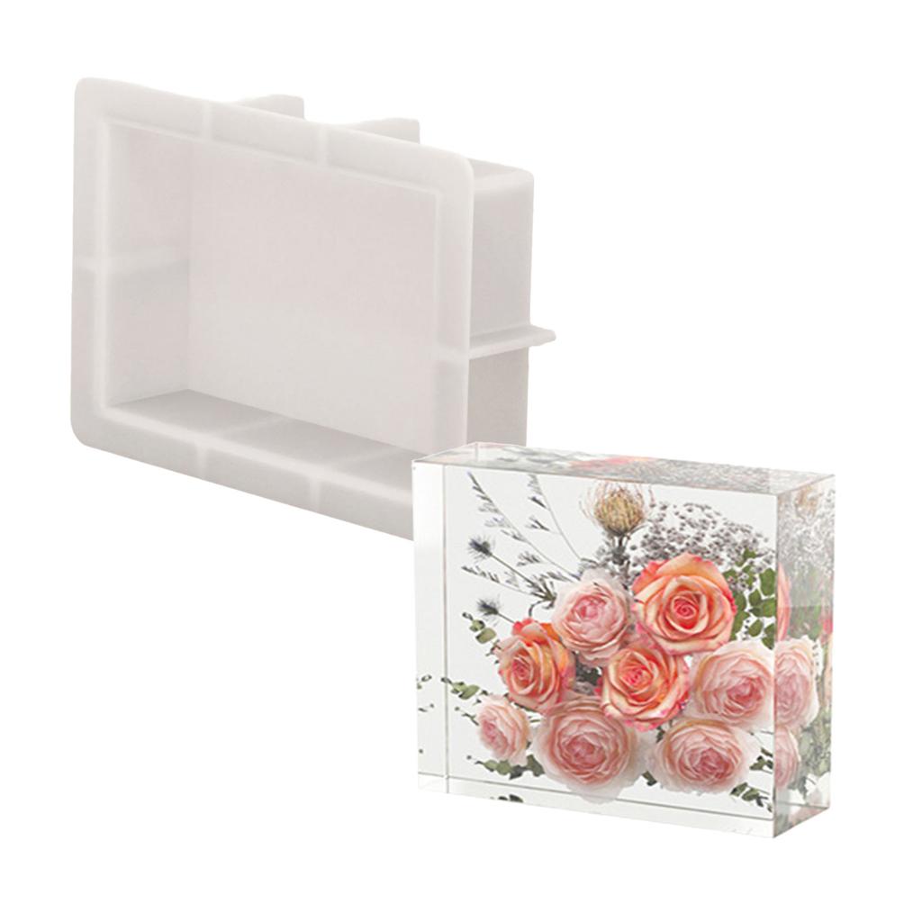 Большие силиконовые формы из смолы, формы для подставок под книги, формы для сохранения цветов, подходящие для домашнего офиса, декора и подарков