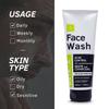 Ustraa Face Wash Acne Control - With Neem & Charcoal Face Wash - 200g - Oil Control, Prevents Acne, Especially for Oily Skin, No Sulphate, No Paraben