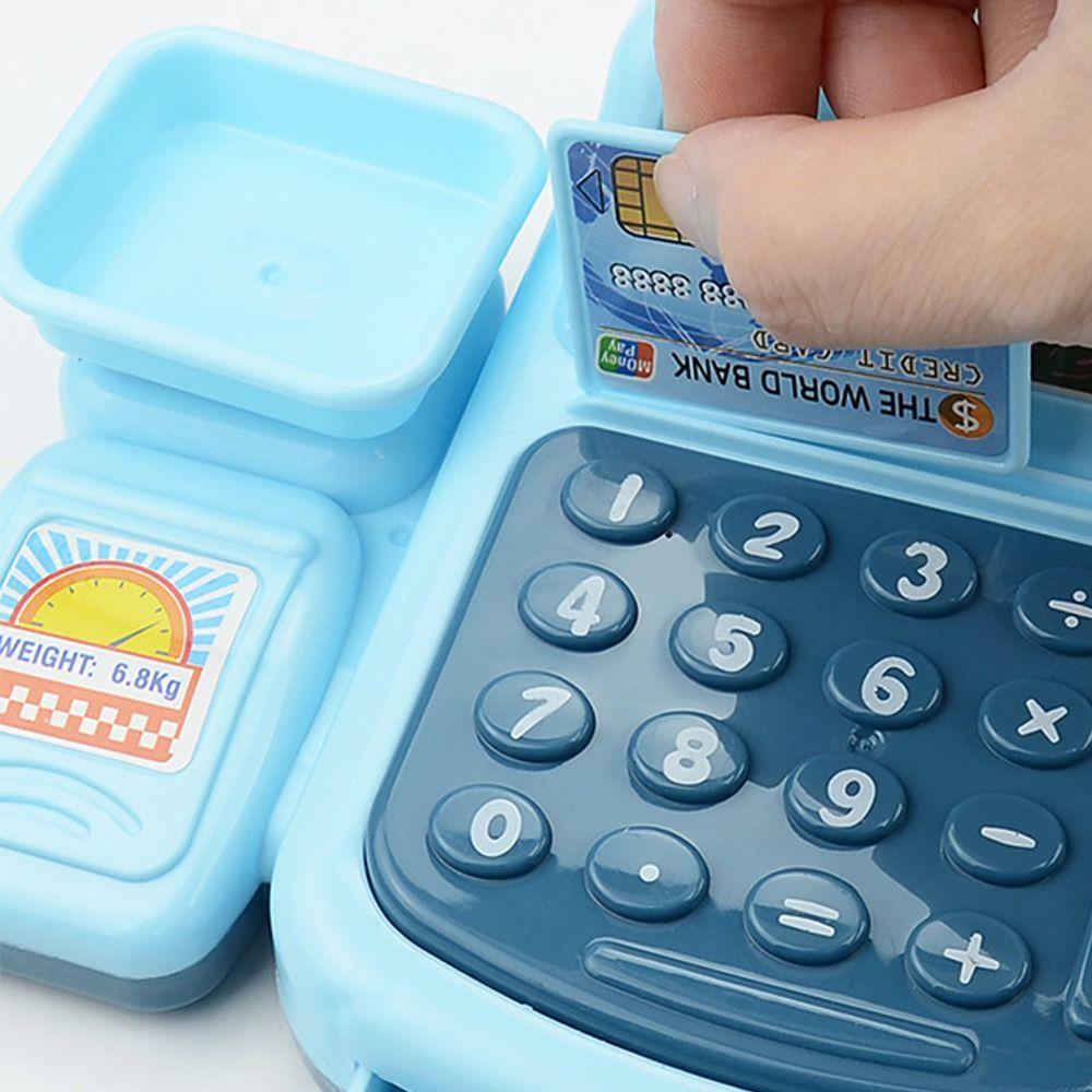 Sound Effects Simulation Cash Register Role Play Supermarket Cashier Toys  Children's