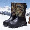 Cotton Shoes, Plus-size Snow Boots, Warm Men's Boots, Waterproof Cotton Shoes, Long Boots, Cotton Boots