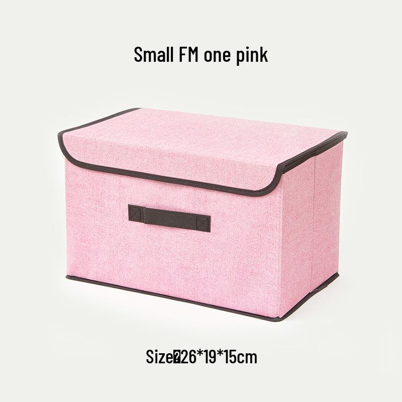 Складной ящик для хранения из нетканого материала под лен для одежды и игрушек, доступен в больших и малых размерах.