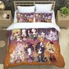 Постельный комплект «Клинок, рассекающий демонов» мягкое покрывало на кровать наволочка односпальный/двуспальный японская манга для мальчиков и подростков комплект простыней
