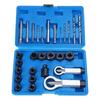 28Pcs Impact Damaged Bolt Nut Screw Remover Extractor Socket Tool Kit Removal Set Bolt Nut Screw Removal Socket Wrench