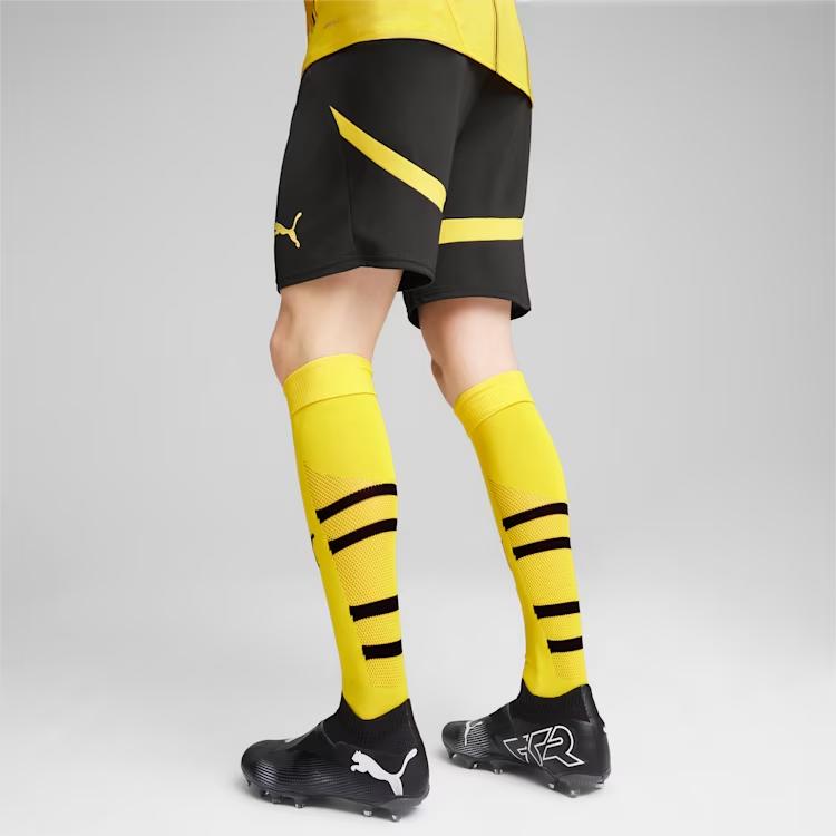 Puma Borussia Dortmund Logo Удобные дышащие повседневные спортивные шорты мужские шорты черные 774977-02