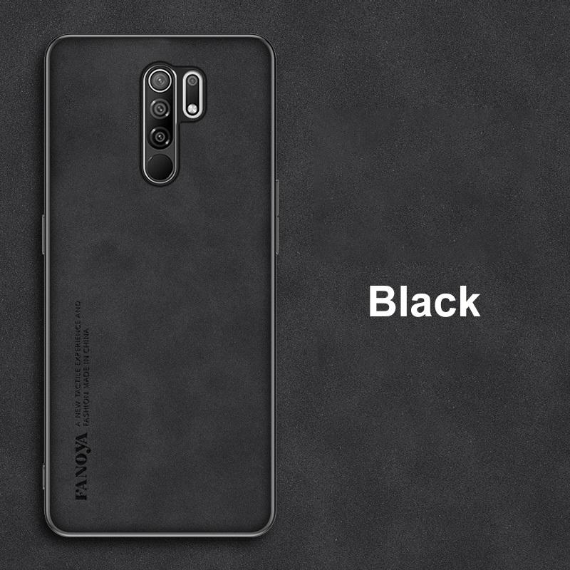 Роскошный чехол из искусственной ПУ кожи для Xiaomi Redmi 9, задняя крышка, матовая противоударная защита, силиконовый чехол для телефона для Redmi Note 8 Pro Redmi9