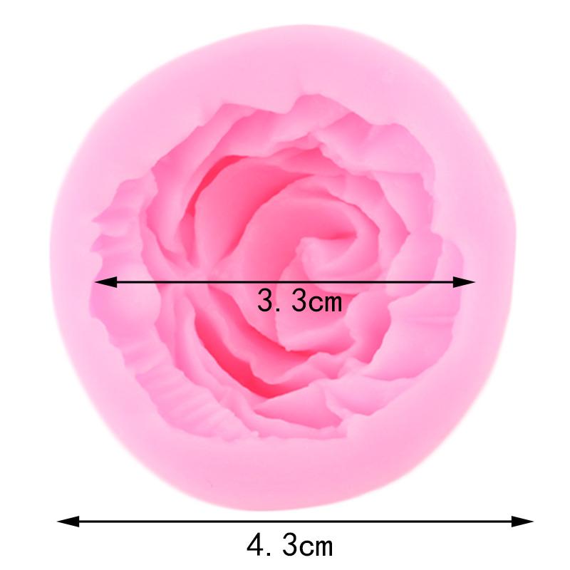 Силиконовая форма с цветком розы, инструменты для украшения торта помадкой, DIY конфеты, формы для выпечки шоколадной мастики, формы для свечей, мыла, смолы, глины