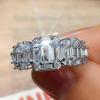 Модные женские кольца с блестящим цирконием, роскошные обручальные кольца, модные свадебные украшения для помолвки