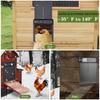 Door Open Master Guards Chicken Coop Door Digital Controller Automatic Anti-Pinch Control Pet Supplies Safety Gate Retractable