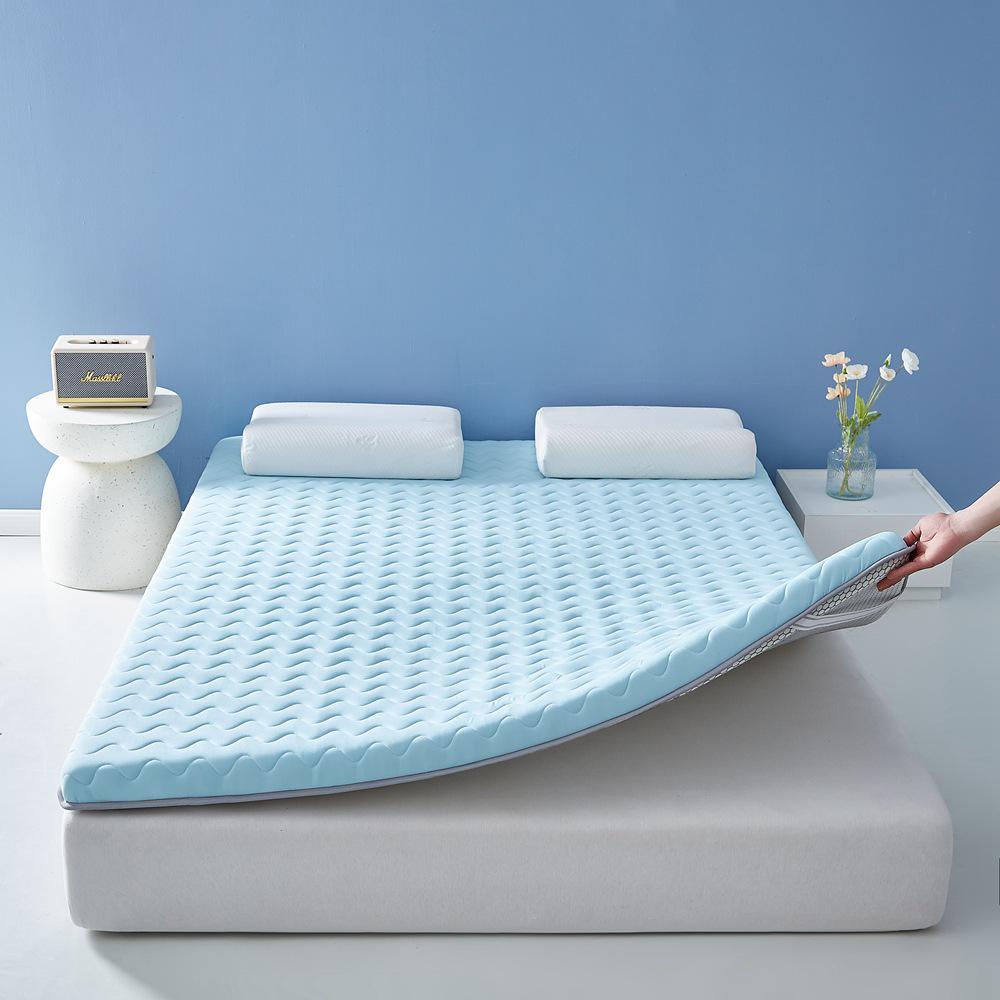 Роскошный двойной мягкий латексный наматрасник для общежитий и дома