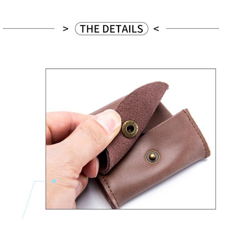 2020 Кожаный кошелек для монет Коровья кожа Мини-кошелек Карман для хранения Сумка