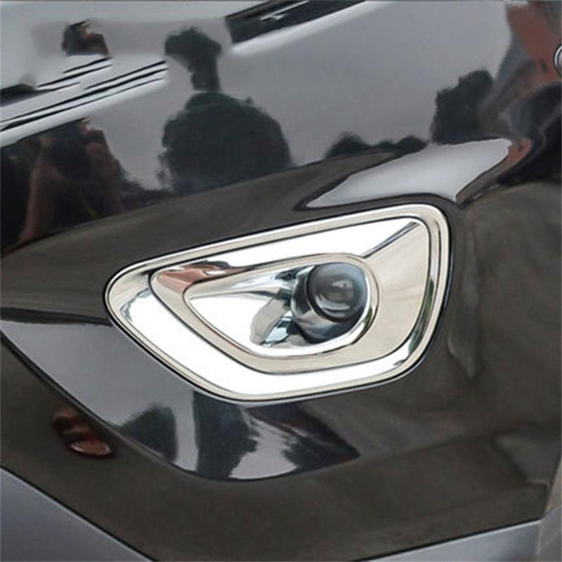 Для Jeep Grand Cherokee 2010-2013 2014-2017 2018 ABS Хромированная Передняя Противотуманная Фара Рамка Противотуманной Фары Накладка Аксессуары для Стайлинга Автомобиля
