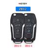 KEYDIY ZB12 Универсальный смарт-ключ ZB12-3 ZB12-4 Серия ZB Бесключевой доступ Автомобильный пульт дистанционного управления Брелок для программатора ключей KD-X2 KD MAX
