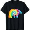 Bear Tie Dye Vintage Retro Hippie Grizzly Bear T-Shirt