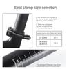 1pc 31.8/34.9mm Bike Canoe Saddle Collar Bolt Ultralight Quick Release Clamp  Seat Post