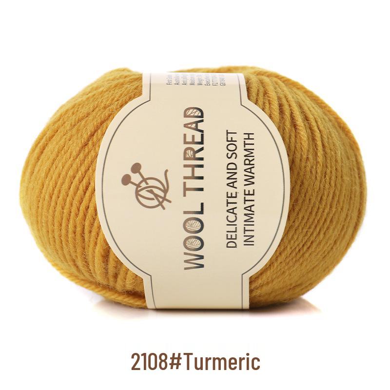 Пряжа из кашемировой шерсти средней толщины для вязания вручную детских шарфов и свитеров, со спицами.