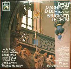 LP Record JOHANN SEBASTIAN BACH - ANTON BRUCK - Te Deum / Magnificat C06301991 His Master's Vo Germany Classical Used