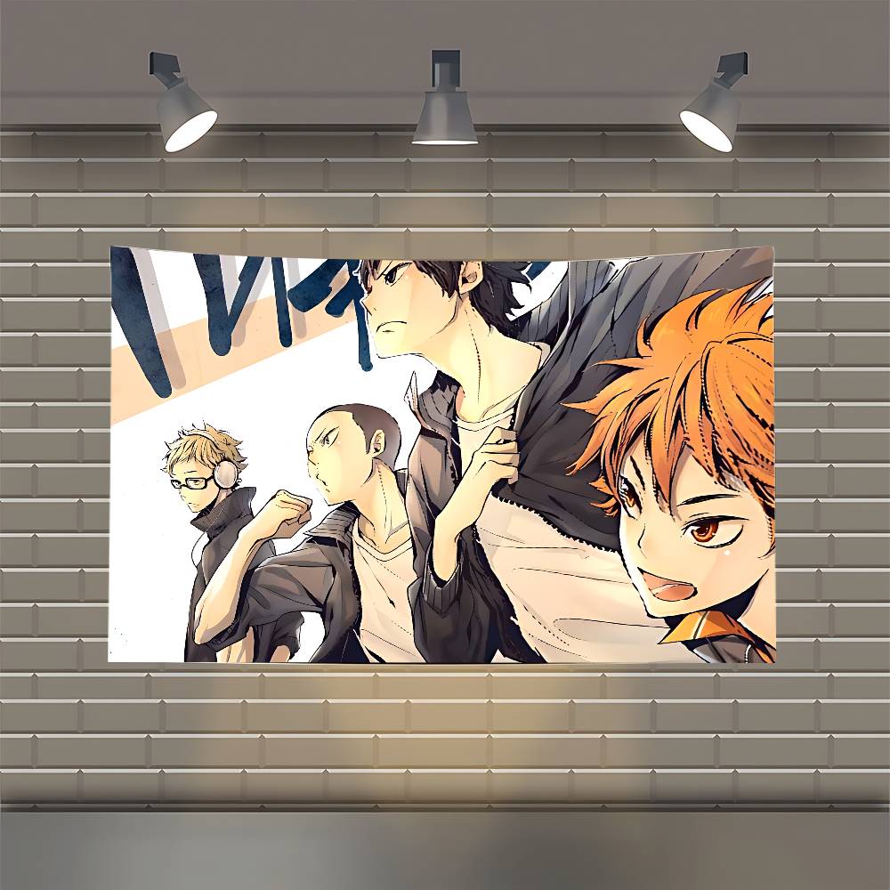 Флаги Haikyuu Флаги Персонализированные предметы Флаги для спален Домашний гобелен