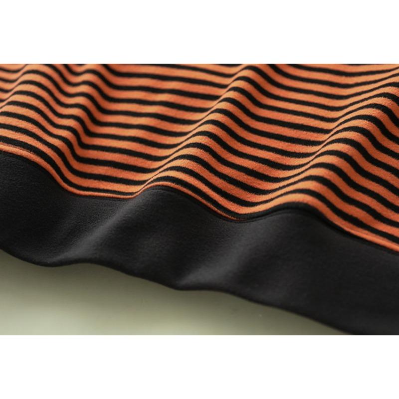 Dimanaf 2024 Осень Однотонная футболка Женская полосатая толстовка с капюшоном Эластичные однотонные свободные топы с длинным рукавом Футболки