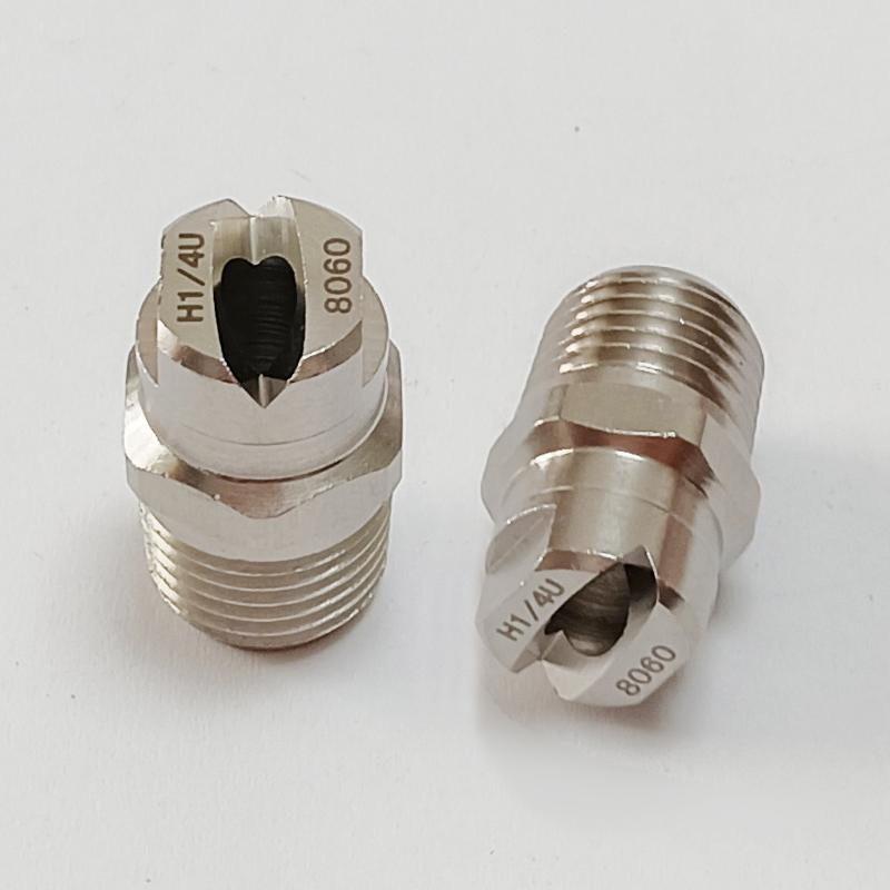 1/4" BSPT нержавеющая сталь плоскоструйная форсунка для очистки
