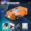 Multifunctional Mini COB Flashlight LED Outdoor Rechargeable Torch with Clip Magnet Portable Keychain Light Camping Warning Lamp