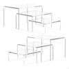 6Pcs Acrylic Riser Display Shelf Desktop Stand Decoration Collectibles for