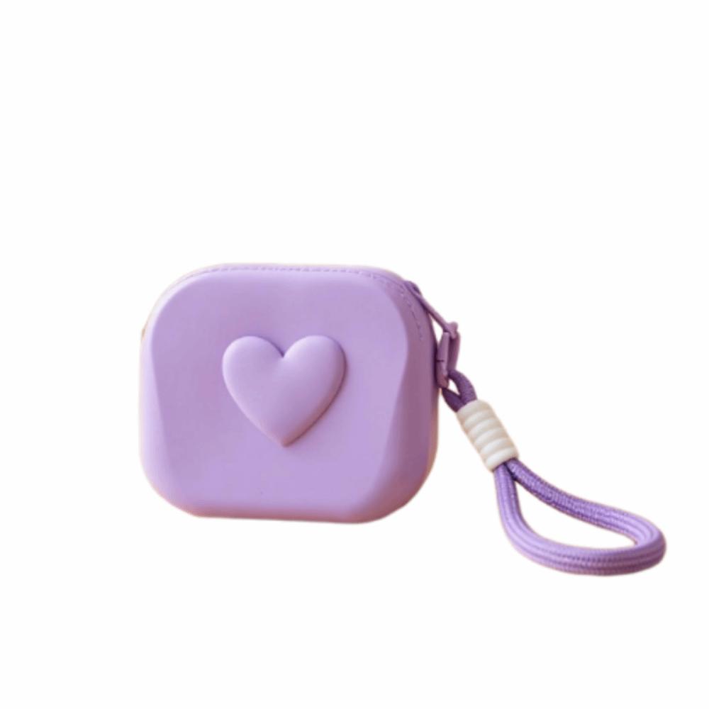 Водонепроницаемая квадратная сумка для хранения Силиконовый органайзер для наушников Кошелек для монет Беспроводные наушники